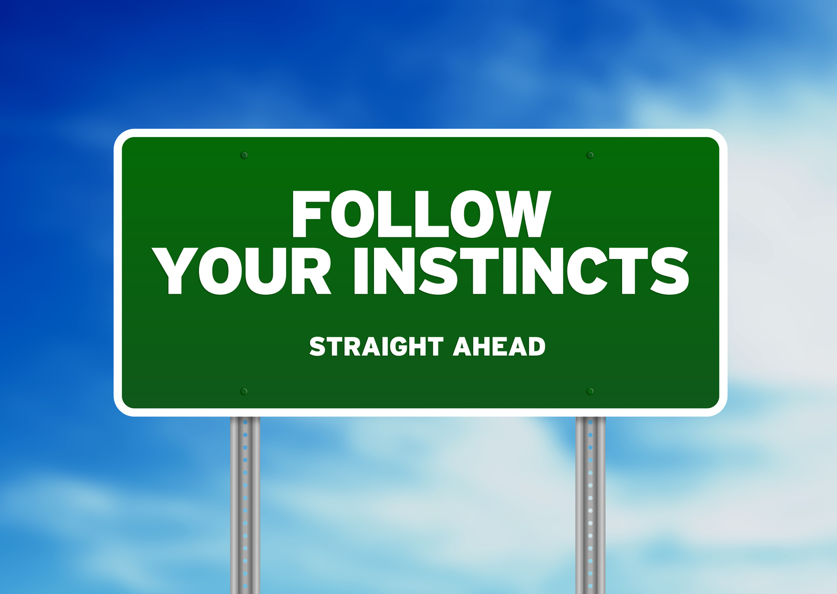 Hasil carian imej untuk follow your instinct