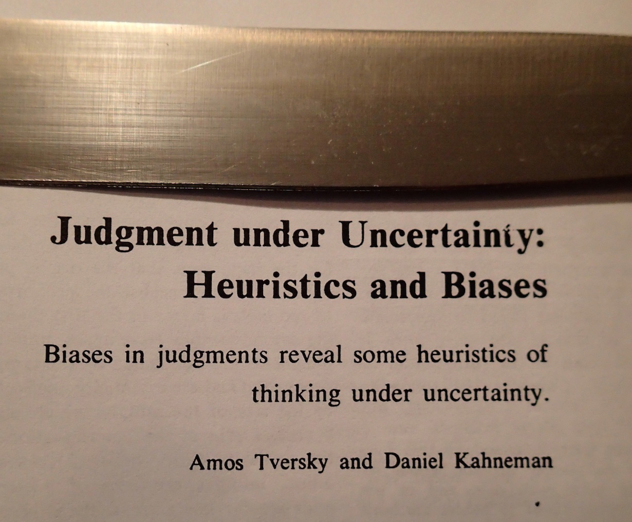 Judgment Under Uncertainty Statistics And Biases Psychology Today