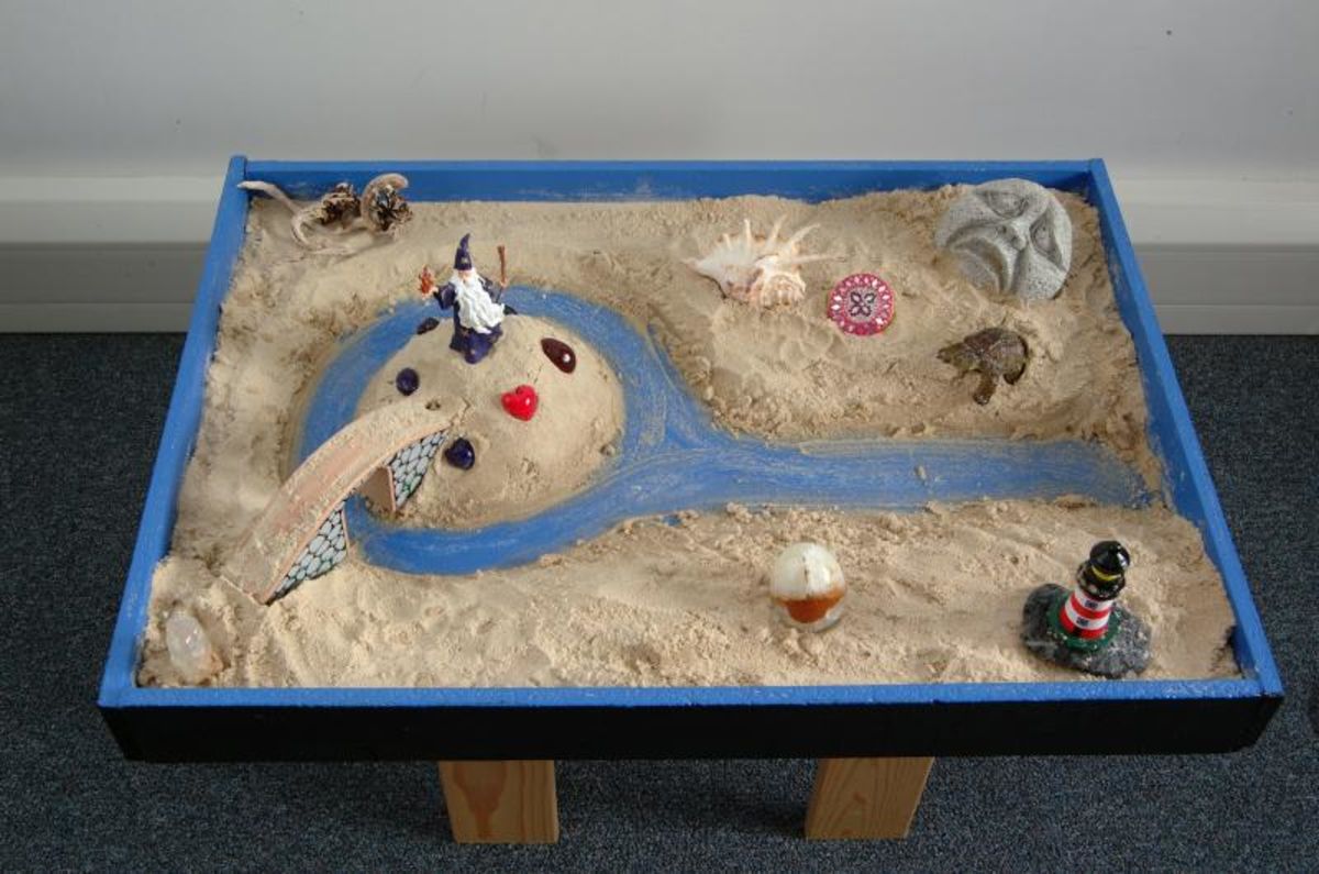 sand pit tray