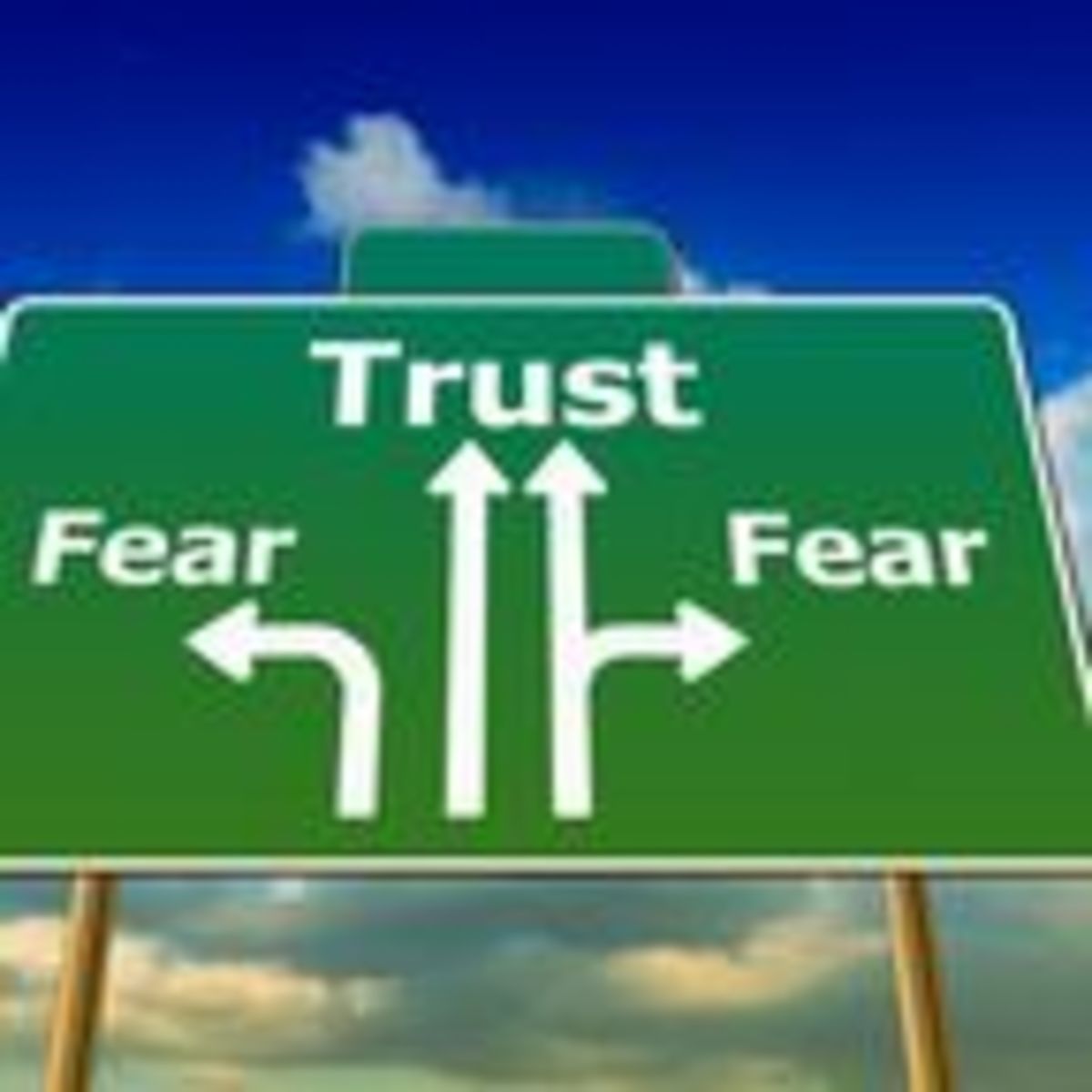Image result for fear vs trust