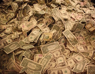 "Money" by Nick Ares/Flickr (cropped) CC by-SA 2.0. Nick Ares/Flickr (cropped) CC by-SA 2.0.
