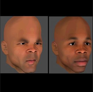 The stimuli used in the actual research were facial photographs (presented in sequence, not simultaneously). This image original by D.T. Kenrick, used with permission. The stimuli used in the actual research were facial photographs (presented in sequence, not simultaneously). This image original by D.T. Kenrick, used with permission.