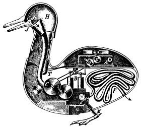 Jacques de Vaucanson, "Digesting Duck"