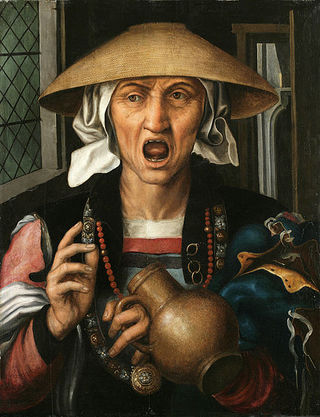 Woman Enraged, by Pieter Huys, courtesy of Wikimedia Commons