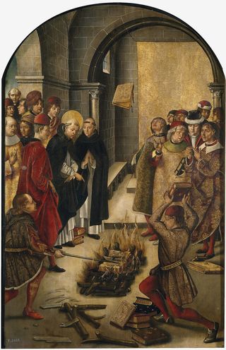 15th-century painting by Pedro Berruguete. Wiki Commons