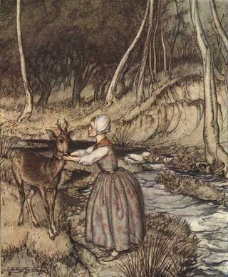 From Little Brother and Little Sister and Other Tales by the Brothers Grimm, Constable & Co. 1917/Public Domain From Little Brother and Little Sister and Other Tales by the Brothers Grimm, Constable & Co. 1917/Public Domain