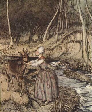  From Little Brother and Little Sister and Other Tales by the Brothers Grimm, Constable & Co. 1917/Public Domain