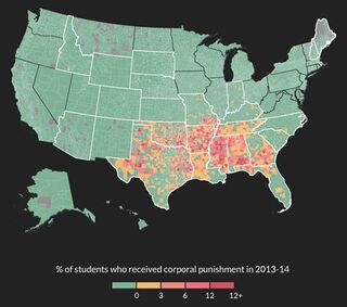  The 2013-2014 Civil Rights Data Collection. Map created by the U.S. Department of Education.