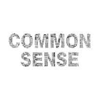 Common Sense Text / Free SVG Creative Commons
