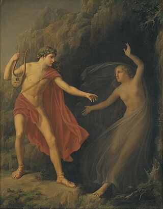 Carl Andreas August Goos (1830). Orpheus and Eurydice. Wikimedia Commons, Public Domain.