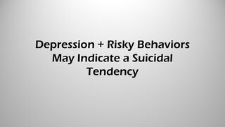 Reckless Driving as Possible Subconscious Suicidal Ideation