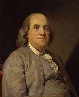 Portrait of Benjamin Franklin, National Portrait Gallery, Public Domain, Wikimediacommons.org