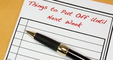 To do list with pen and note pad 