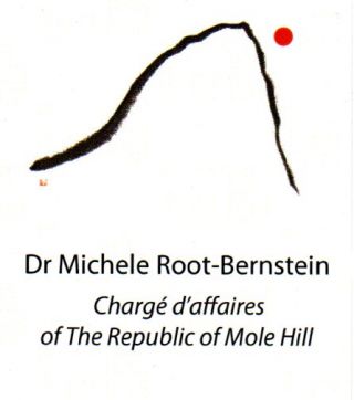 Chargé d’affaires, calling card designed by Lidia Rozmus. 