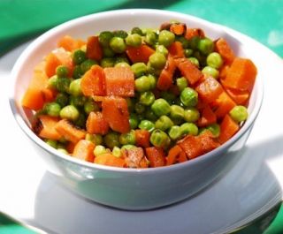 Pictures of Peas and Carrots: http://www.google.com/imgres?um=1&hl=en&sa=N&biw=1