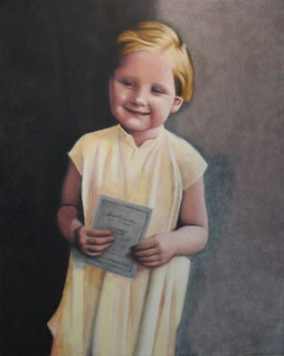 Angela Merkel as a child