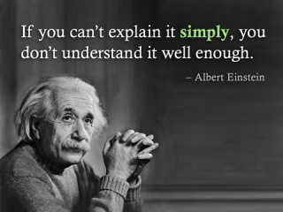 einstein simply explaining things