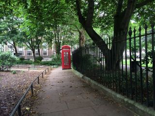 London sidewalk