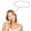 Image of woman thinking
