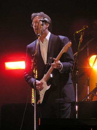 Eric Clapton at the Tsunami Relief Concert, Courtesy of Yummifruitbat through Cr