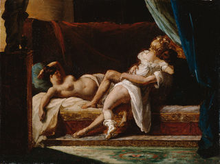 Three Lovers by Theodore Gericault, labeled for reuse, Wikimedia Commons