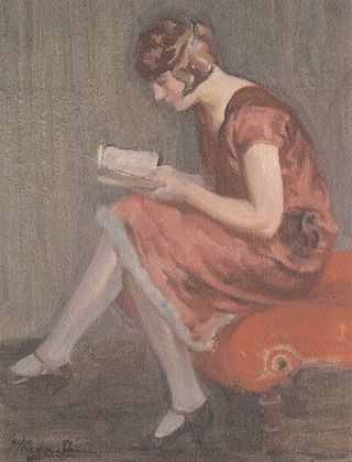 János Thorma, Reading Woman, 1928. In the public domain via Wikimedia Commons.