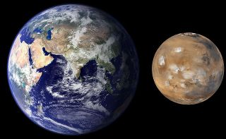 "Mars Earth Comparison 2“ by NASA/JPL/MSSS