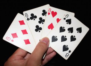 "8 playing cards" by Enoch Lau - Own work (photo). Licensed under CC BY-SA 3.0 via Commons - Wikimedia "8 playing cards" by Enoch Lau - Own work (photo). Licensed under CC BY-SA 3.0 via Commons - Wikimedia