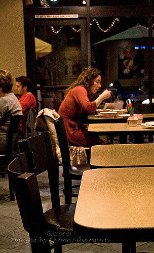 "Eating Alone," by Renee Silverman, flickr.com, Creative Commons