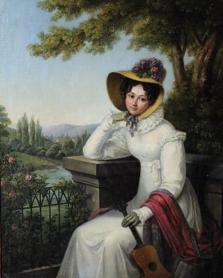 Artist Unknown, Portrait of Ekaterina Demidova (1783-1830), c.1825, Alexander Pushkin's Museum (Prechistenka). Wikimedia Commons.