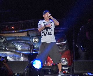 Eminem performing in 2011