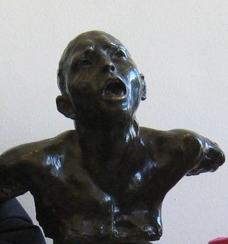 August Rodin's "le Cri", Musee Rodin Paris/Roni Beth Tower