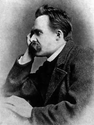 "Nietzsche1882" by Gustav-Adolf Schultze (d. 1897) - Nietzsche by Walter Kaufmann, Princeton Paperbacks, Fourth Edition. ISBN 0-691-01983-5. Licensed under Public Domain via Wikimedia Commons 