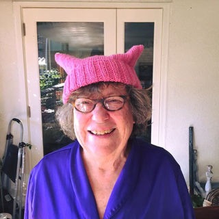 Judge Wearing Pink Pussy Cat Hat Judge Wearing Pink Pussy Cat Hat