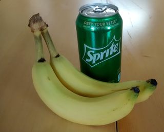 Two Bananas . . . Sprite / Wikipedia