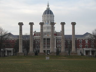 Iconic columns of the University of Missouri in Columbia--Wikimedia Commons