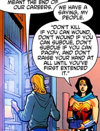 Wonder Woman #25 (2008) - original scan by Travis Langley. Wonder Woman #25 (2008) - original scan by Travis Langley.
