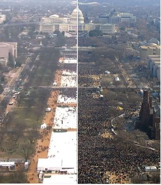 Trump Inauguration: (Crowd) Size Matters, So Who's Lying ...