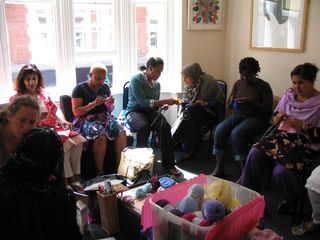 Knitting Group Photo, Beverley Costa,with permission