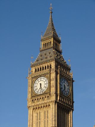  United Kingdom Clock Clock Tower London England by chrgrhart licensed under CC0