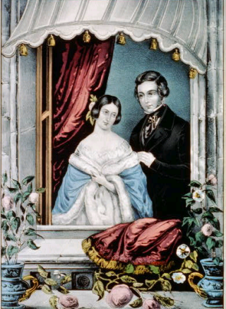 The young housekeepers, the day after marriage, N. Currier, c. 1848, LC-USZC2-3195, Library of Congress Prints and Photographs Division Washington, D.C.