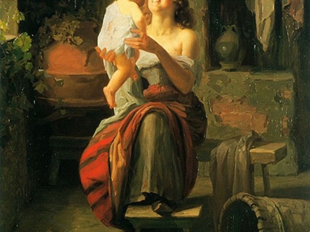 Maternal Love by Carlo Facchinetti (Wikimedia Commons: http://bit.ly/1PuMf3d)