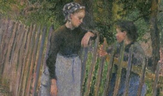 Camille Pissarro  (1830–1903): Conversation •  CC-PD-Mark