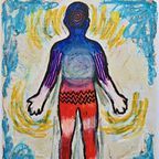 Combat Veteran's art therapy response to PTSD; from collection of C. Malchiodi, PhD, ©2016, reprinted with permission.