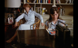 Dr. Wilbur observes Vanessa, one of Sybil's many selves, play piano