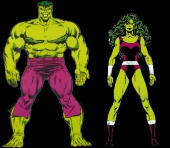 A relationship that holds even when measured in Hulks.