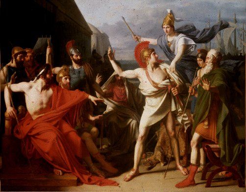 Wrath of Achilles by Michel Drolling (public domain 1819) 