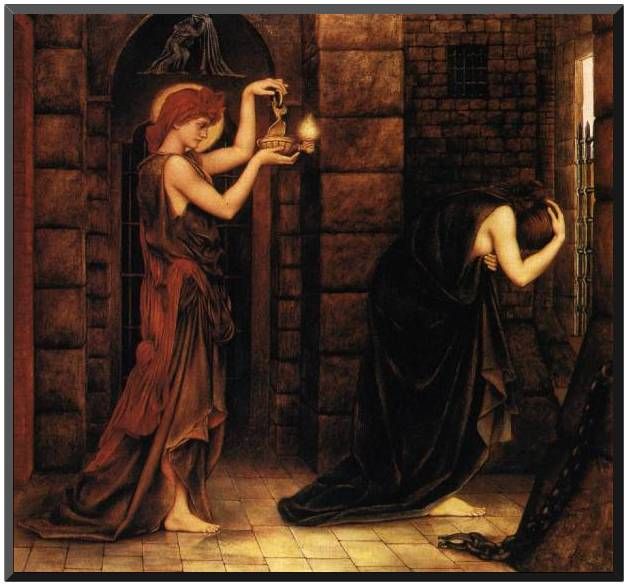 Hope in a Prison of Despair, by Evelyn De Morgan Hope in a Prison of Despair