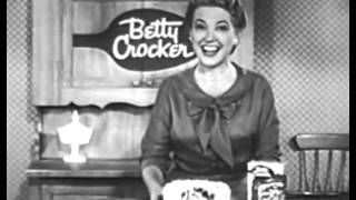 Betty Crocker Cake Mix ad circa 1950