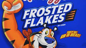 New research suggests we form strong bonds with advertising characters as young children - bonds that persist into adulthood Kellog's Frosted Flakes